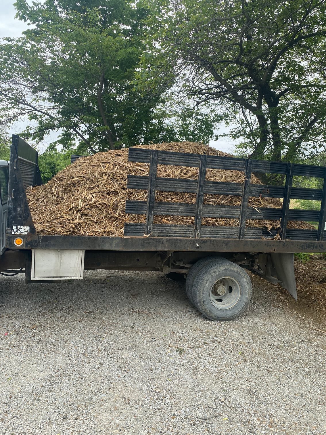 Bulk materials hauling like wood chips